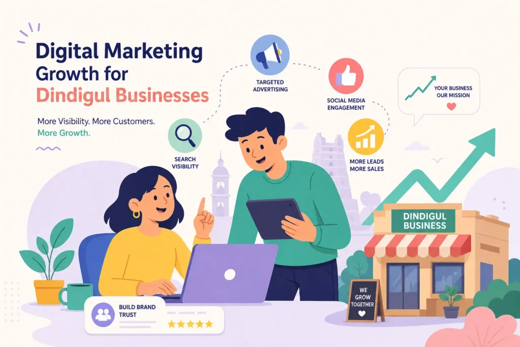How a Digital Marketing and Advertising Agency Can Boost Small Businesses in Dindigul