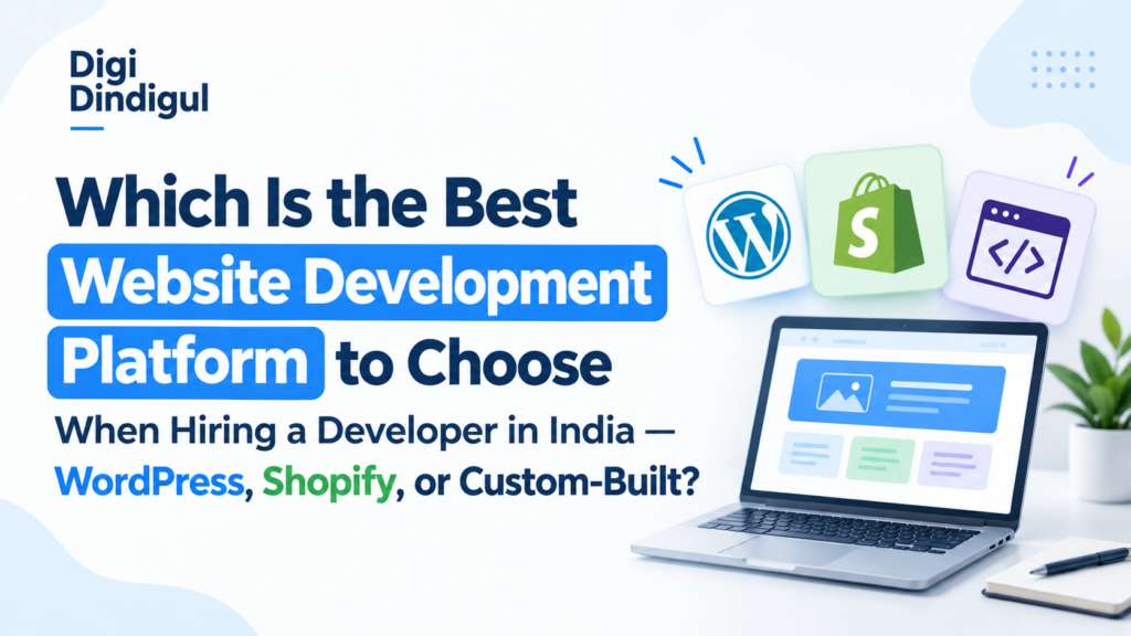 WordPress vs Shopify vs Custom Website: Which Is Best in India?